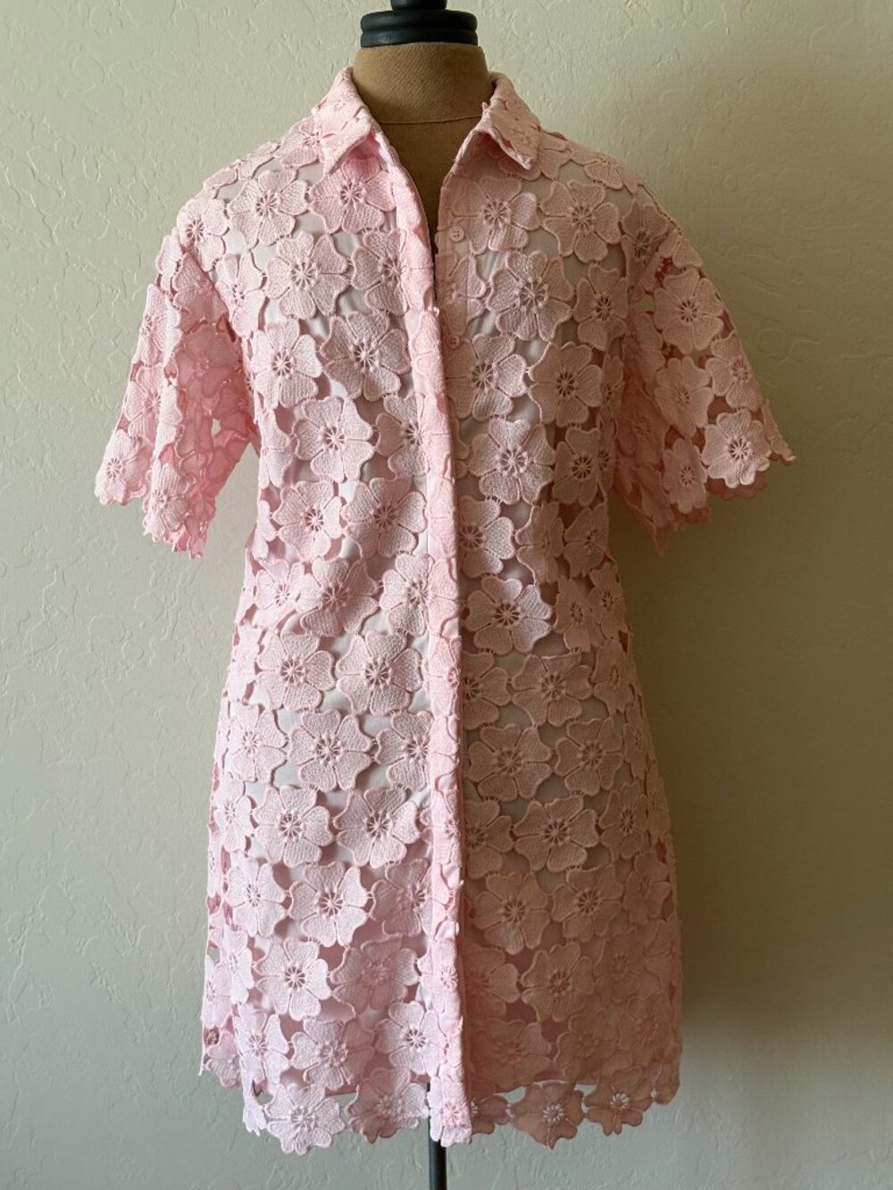 Petal and Pup Floral Lace Dress. Size 6. Pink.